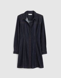 Airy Denim Seamed Shirtdress in Rinse Wash at Madewell